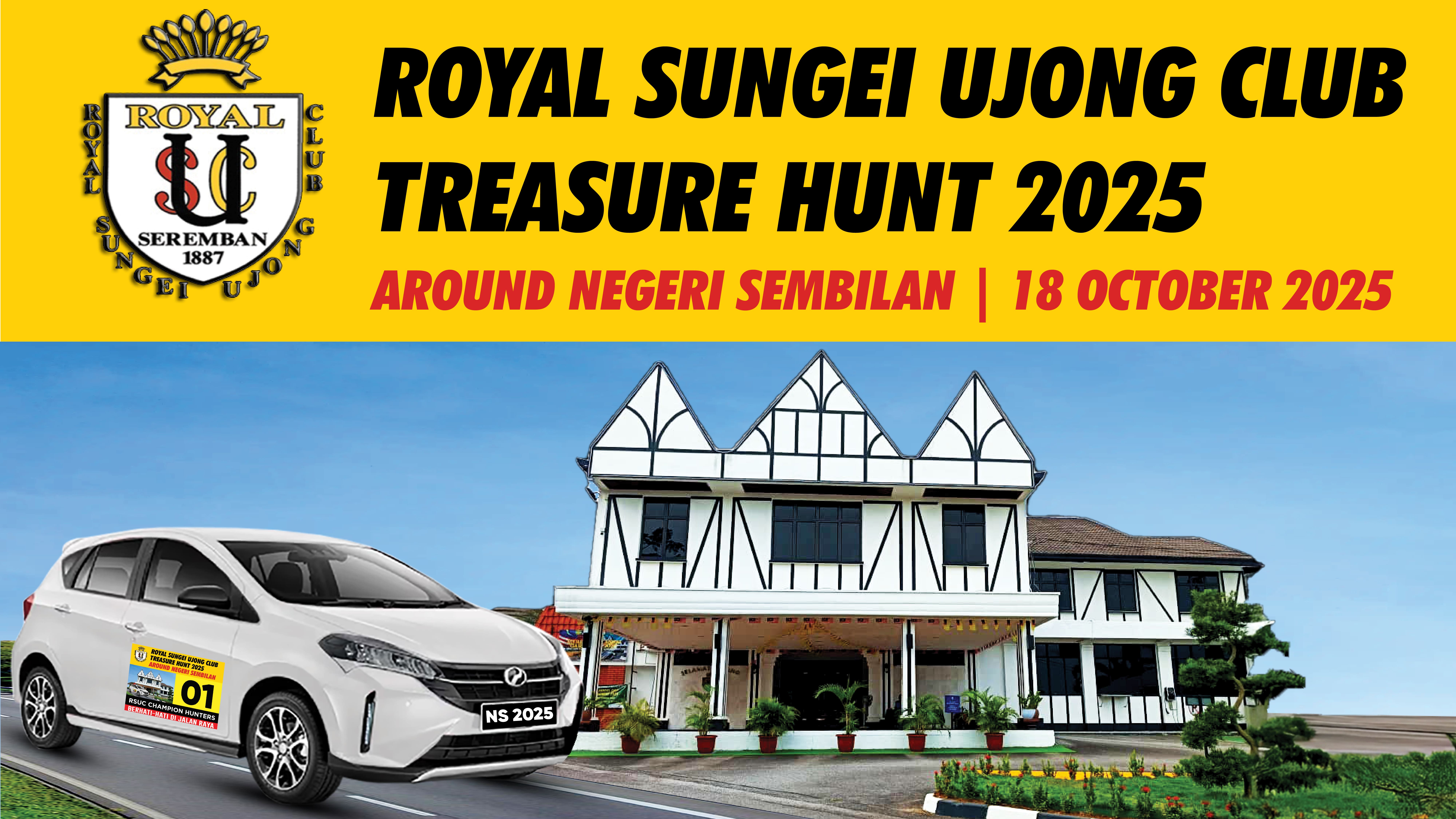 Royal Sungei Ujong Club Treasure Hunt 2025 Around Negeri Sembilan